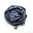 Seidenschal Paisley-Muster Blautöne 35cm