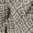 Schal Babywool Klee-Muster grau-ecru
