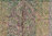 Seidenschal Paisley-Muster Pastell Grün Rosa 55 cm