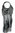 Seidenschal Paisley-Muster Grau-Kitt-Schwarz 55 cm