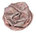 Seidenschal Paisley-Muster Rosa-Grau-Lachs 35cm