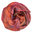Seidenschal Paisley-Muster Orange Rot Blau 35cm