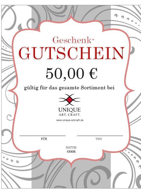 Gutschein 50 €