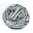 Seidenschal Paisley-Muster Silber/Grau/Mint 35cm